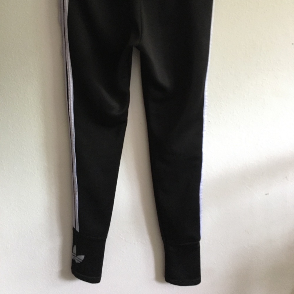 Adidas black and white leggings